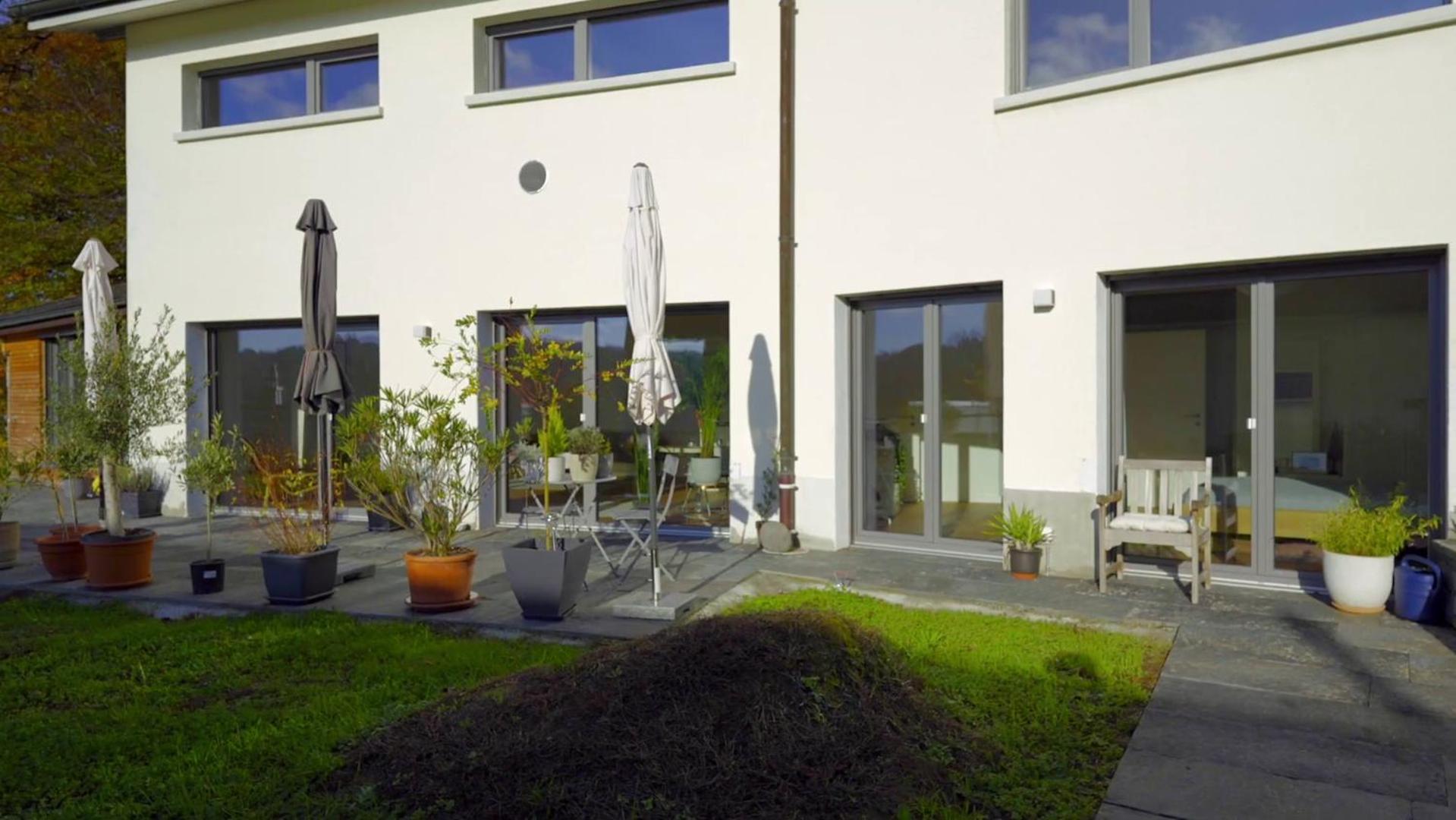 Gartenwohnung Im Modernen Stil Unterkulm Esterno foto