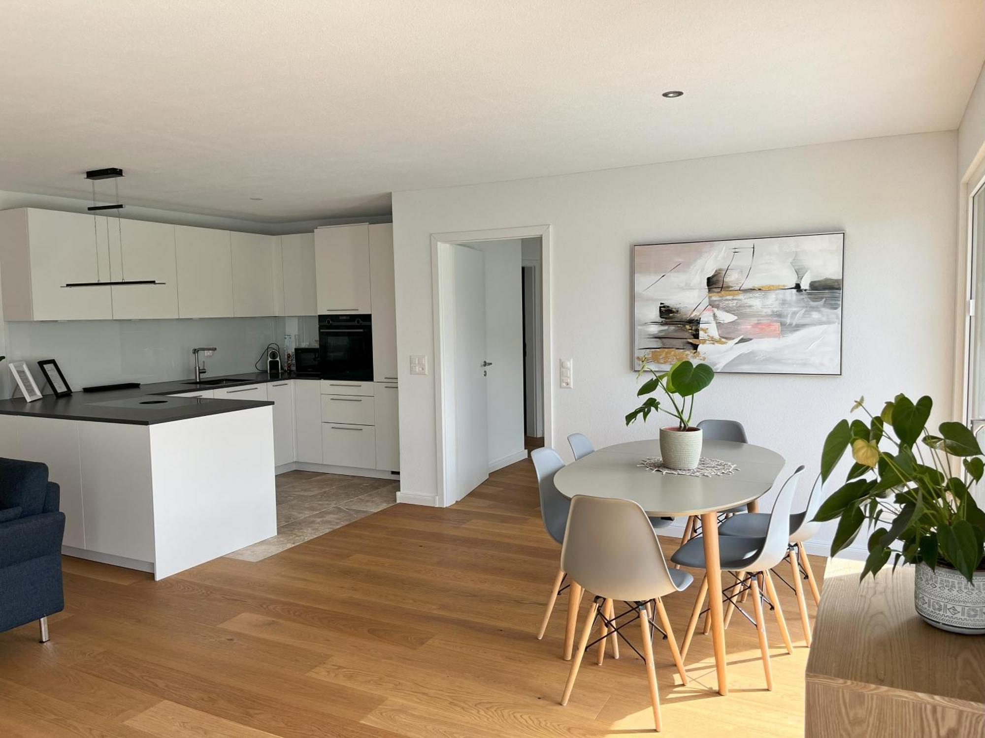 Gartenwohnung Im Modernen Stil Unterkulm Esterno foto
