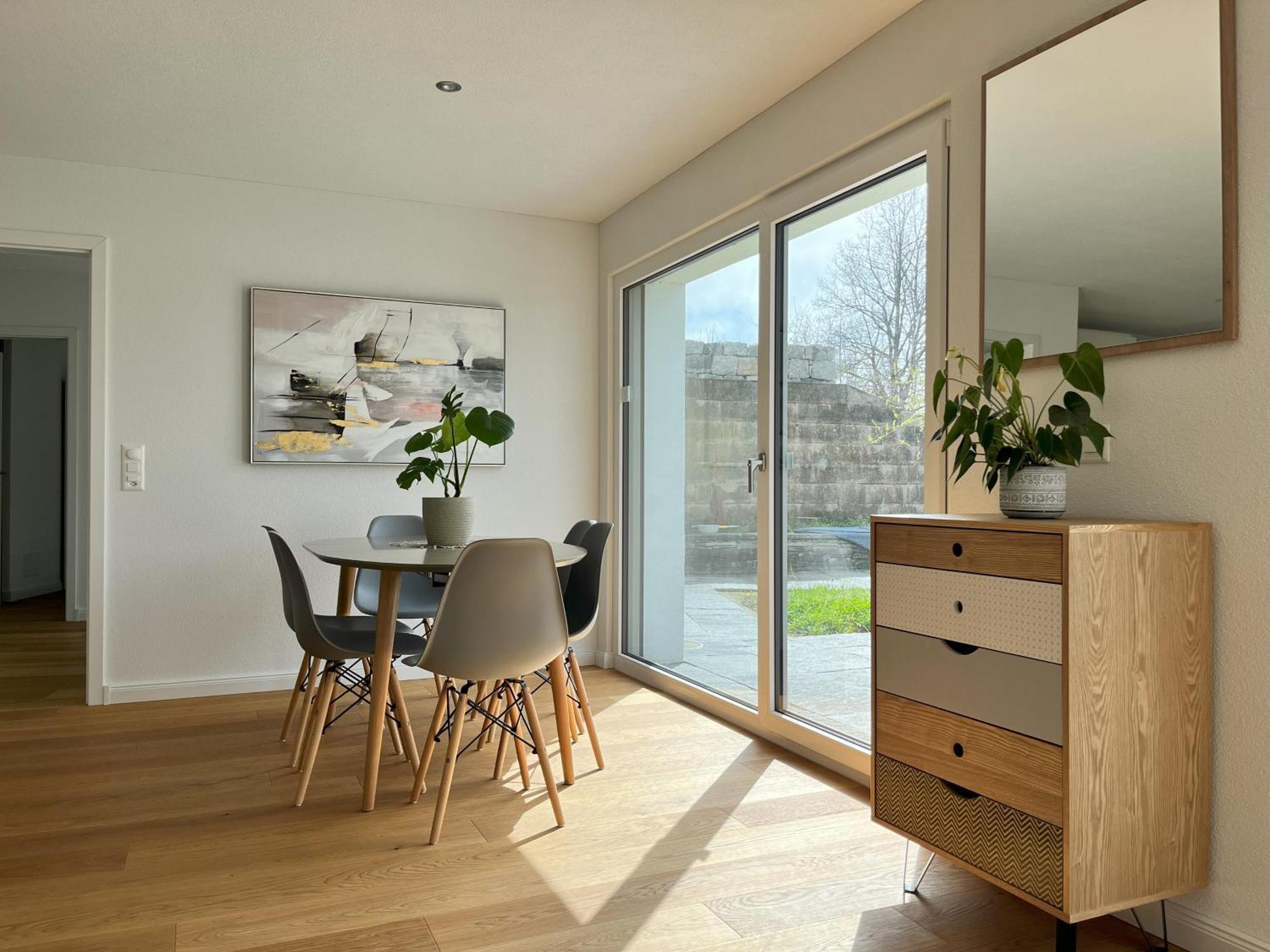 Gartenwohnung Im Modernen Stil Unterkulm Esterno foto
