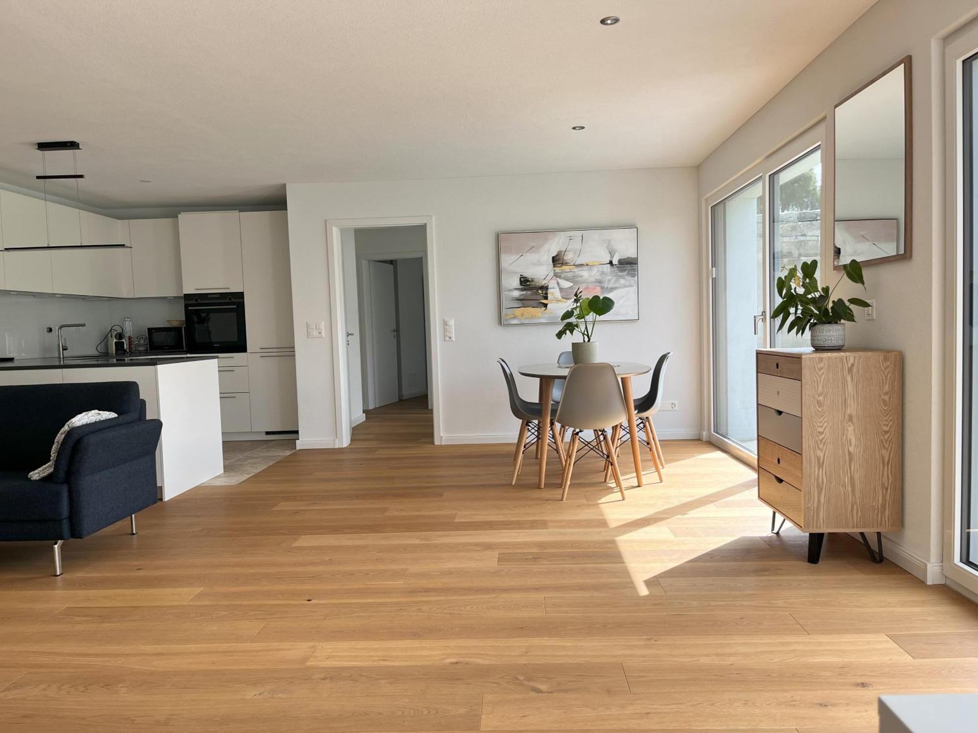Gartenwohnung Im Modernen Stil Unterkulm Esterno foto