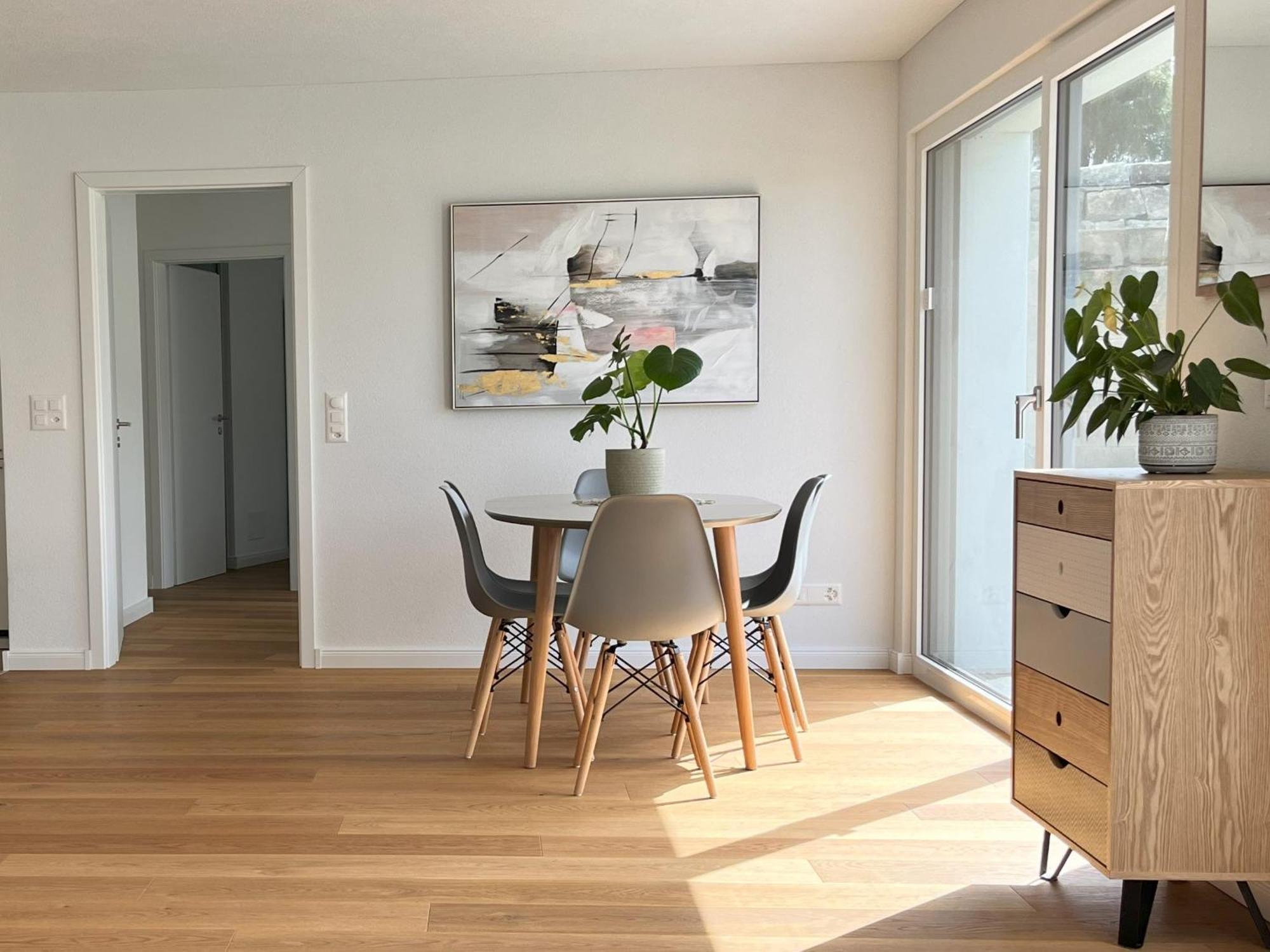 Gartenwohnung Im Modernen Stil Unterkulm Esterno foto